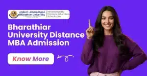Bharathiar University Distance MBA Admission