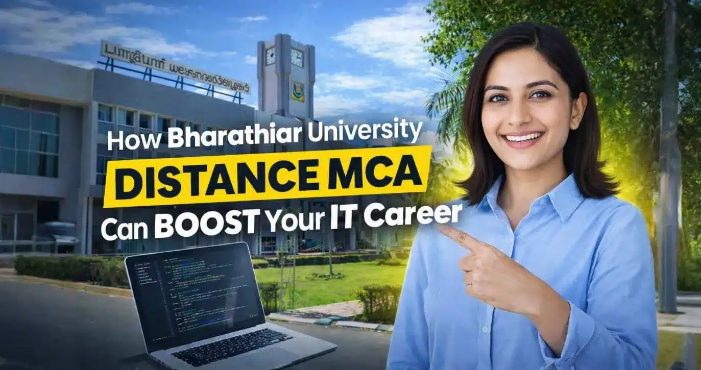 Bharathiar University Distance MCA students learning IT skills online for career growth