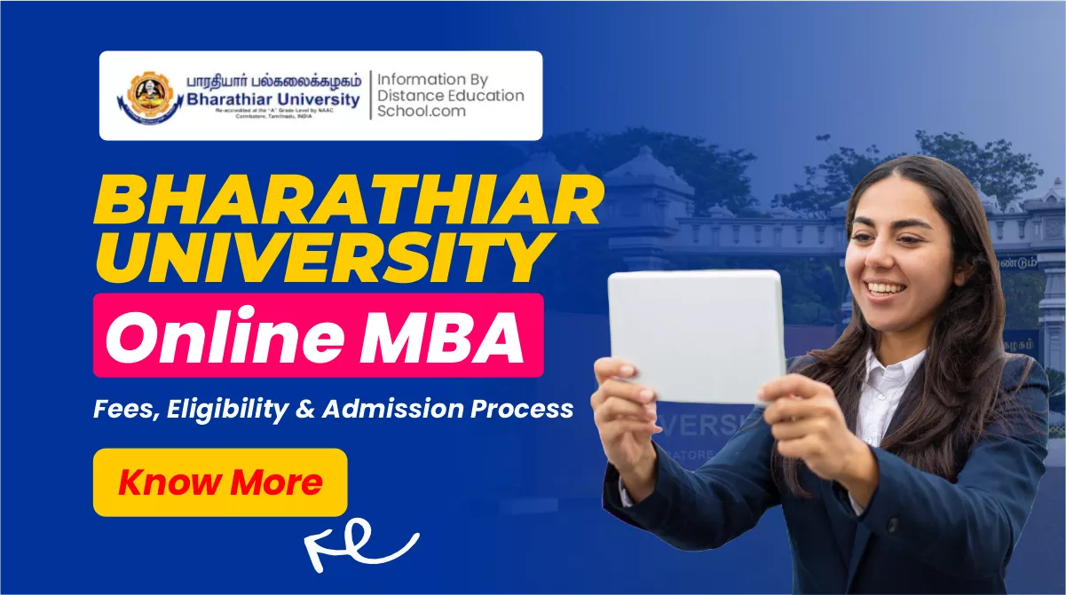Bharathiar University Online MBA