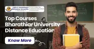 Top courses offered by Bharathiar University Distance Education