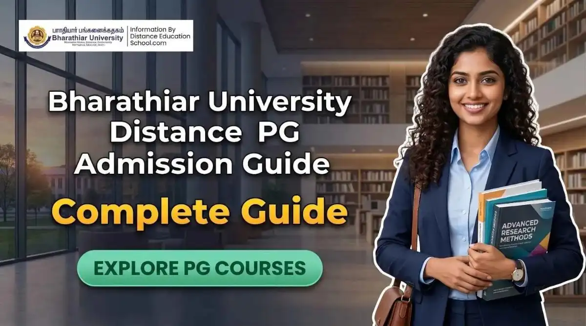 Bharathiar University Distance PG Admission 2026 Guide