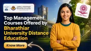 Top Management Courses Offered by Bharathiar University Distance Education