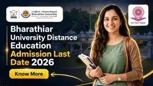 Bharathiar University Distance Education Admission Last Date 2026